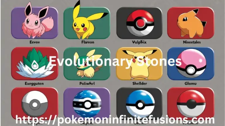 The evolutionary stones are shown in image.