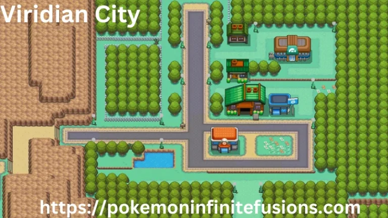 The viridian city in pokemon infinite fusion is shon in the image.