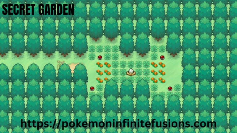 The secret garden of pokemon infinite fusion is shown in the image.