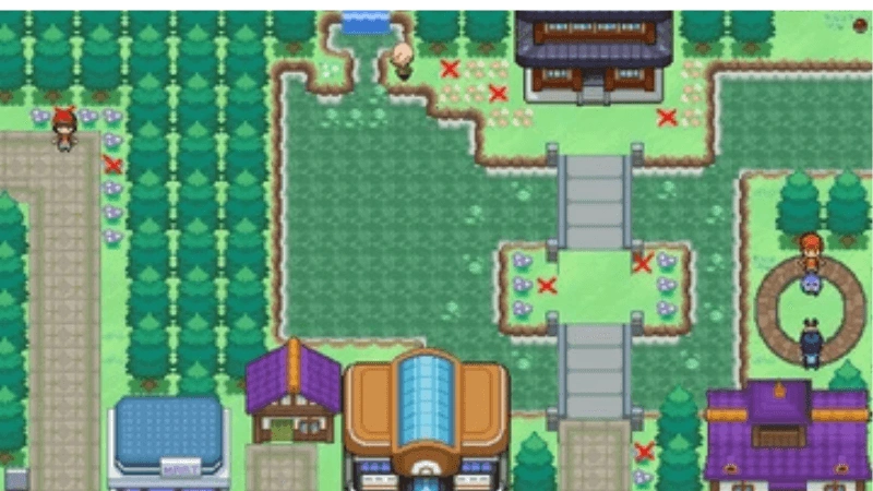 It is Ilex Forest image in pokemon infinite fusion.